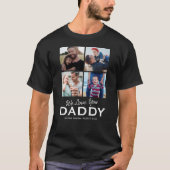 4家族の写真We love You Daddy Tシャツ (正面)
