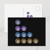 4年三角形デザイン葉書 ポストカード (正面/裏面)