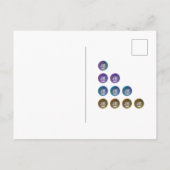 4年三角形デザイン葉書 ポストカード (裏面)