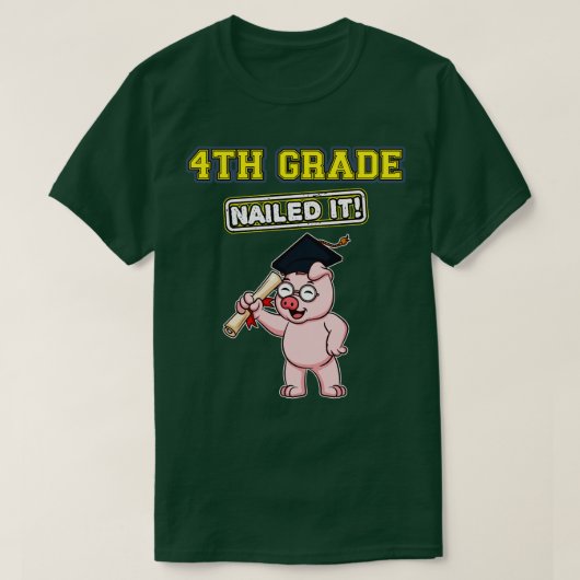 4年生が小学校に釘付けになった Tシャツ (デザイン正面)