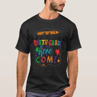 4年生ここで男の子の来女の子を戻す Tシャツ