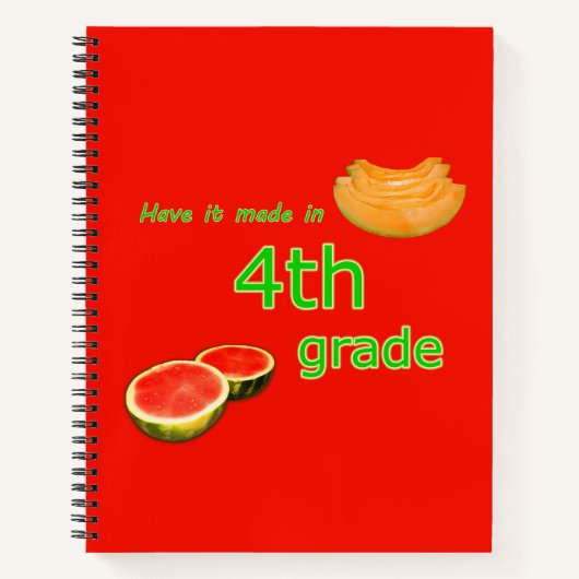 4年生で作ってもらう ノートブック (正面)