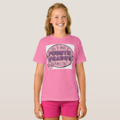 4年生のシャツ |紫とピンク Tシャツ (正面フル)