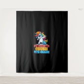 4年生のダビング・ユニコーン私はフォートをつぶす準備ができている タペストリー (正面)