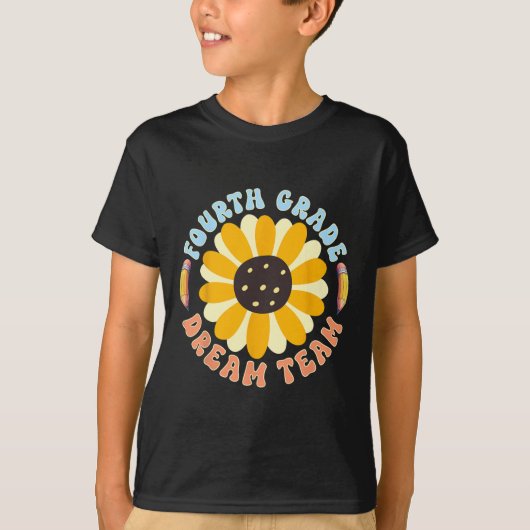4年生のドリームチーム先生生徒の学校復帰 Tシャツ (正面)
