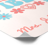 4年生のバイブ – レトロ新学期 ポスター (角)