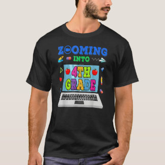 4年生のバーチャルな新学期にズームイン 4年生  Tシャツ