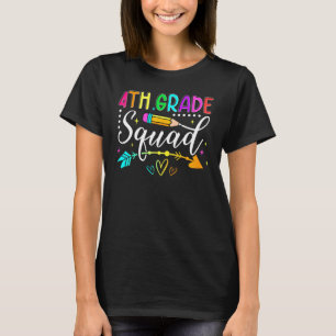 4年生の仲間たち 学校が始まるよ 4年生の先生 Tシャツ
