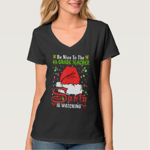 4年生の先生に優しくして Xmas パジャマ Chris Tシャツ