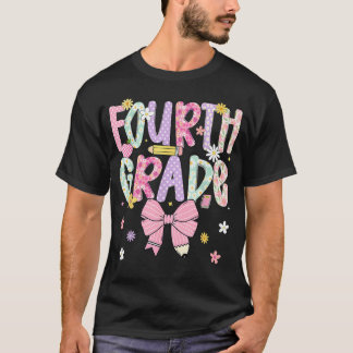 4年生の先生のためのバックトゥスクールギフト Tシャツ