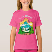 4年生の先生への感謝を込めて 初めての学校 Tシャツ (正面)