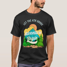 4年生の先生への感謝を込めて 初めての学校 Tシャツ