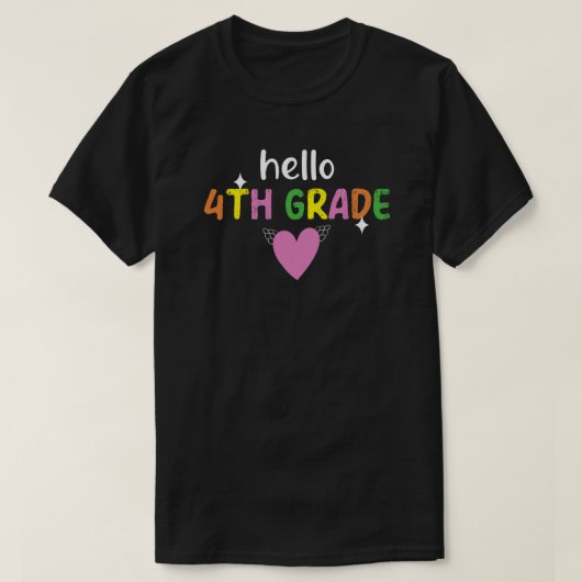 4年生の先生へ Tシャツ (デザイン正面)