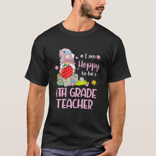 4年生の先生格言Bunny Easterになるホップ Tシャツ (正面)