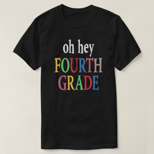 4年生の先生 Tシャツ (デザイン正面)