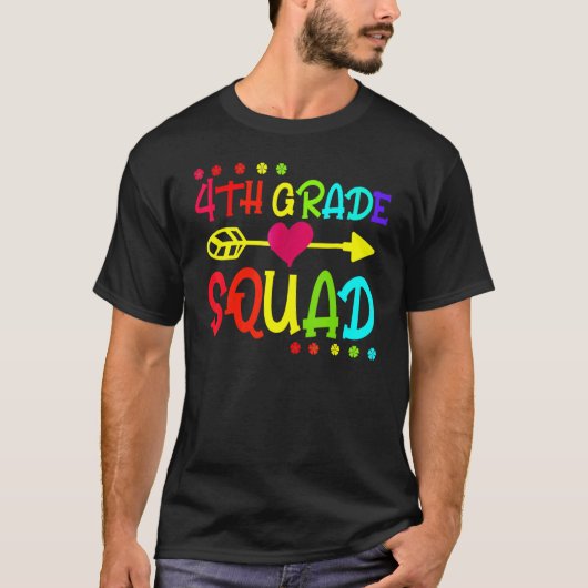 4年生の分隊の学生先生に戻るSc Tシャツ (正面)