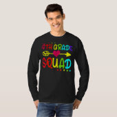 4年生の分隊の学生先生に戻るSc Tシャツ (正面フル)