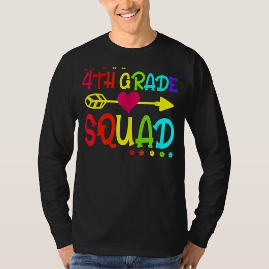 4年生の分隊の学生先生に戻るSc Tシャツ (正面)