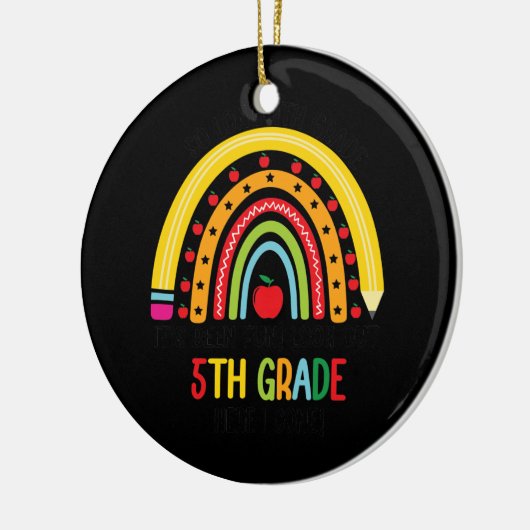 4年生の卒業式で来5年生 セラミックオーナメント (左)