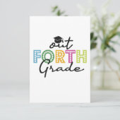 4年生の卒業生の夏休み サンキューカード (スタンド正面)