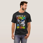 4年生の宇宙飛行士を学校に戻す準備ができている Tシャツ (正面フル)