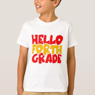 4年生の新しい学年を迎えるTシャツデザイン Tシャツ