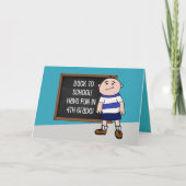 4年生の新学期 カード (正面)