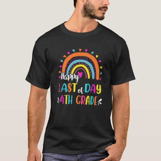 4年生の最後の日の最後の学校4年生の平和 Tシャツ (正面)