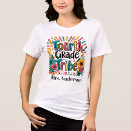 4年生の部族Tシャツ｜先生の教室シャツ トライブレンドＴシャツ
