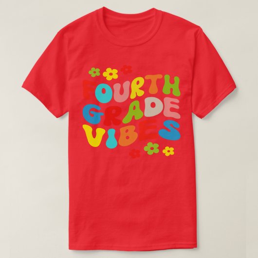 4年生のVibes 4年生チームレトロ1日目 Tシャツ (デザイン正面)