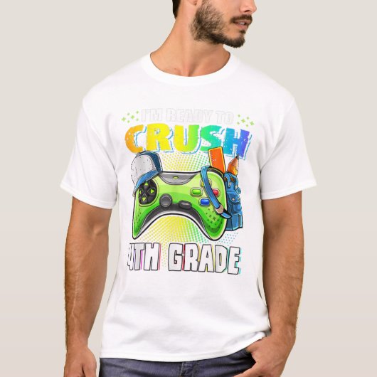 4年生をぶっ飛ばす準備はできてる Tシャツ (正面)