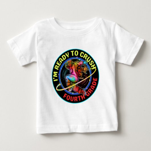 4年生をやっつけろ ベビーTシャツ (正面)