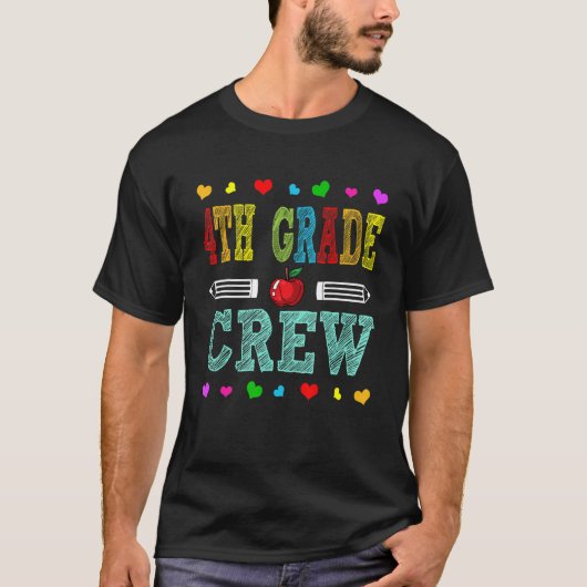 4年生クルー新学期初日 Tシャツ (正面)