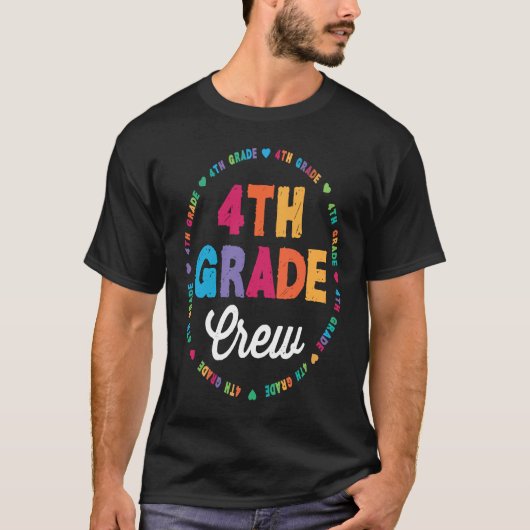 4年生クルー4年生先生1日目 Tシャツ (正面)