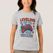 4年生ゲーマー男子 女子 新学期 トライブレンドTシャツ (正面)