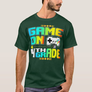 4年生ゲームのゲームのビデオ新学期少年 Tシャツ