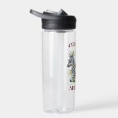 4年生スクワッド野生動物園先生学生戻る ウォーターボトル (右面)