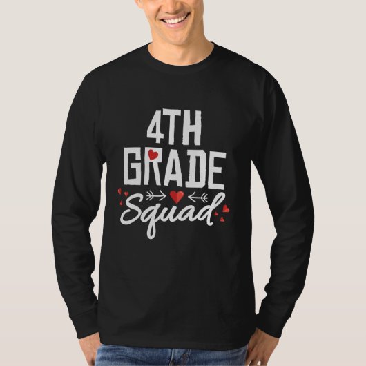 4年生チーム 4年生担任 生徒 チーム バック Tシャツ (正面)
