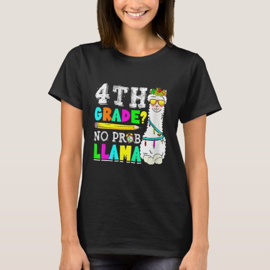 4年生ノプロブラマ新学期先生ストゥ Tシャツ (正面)