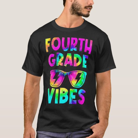 4年生ビベス絞り染め新学期4thグラード tシャツ (正面)