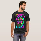 4年生ビベス絞り染め新学期4thグラード tシャツ (正面フル)