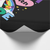 4年生ユニコーンハート1日目を潰す ラッピングペーパー (角)