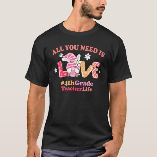 4年生ラブイースター先生ライフ2022春Gno Tシャツ (正面)