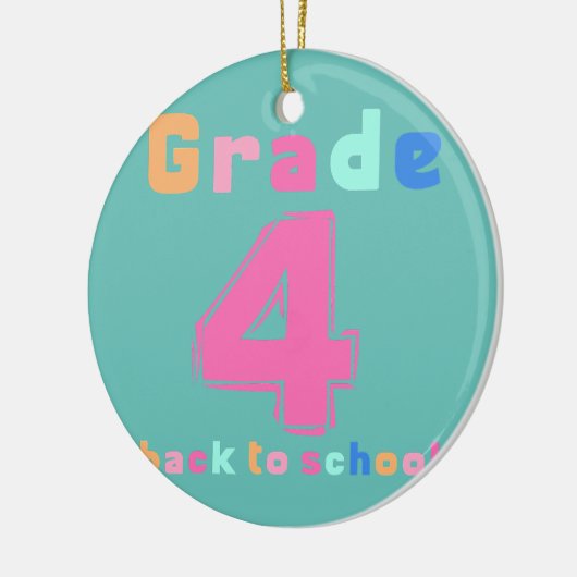 4年生レインボーガールズボーイズ先生かわいい4th セラミックオーナメント (左)