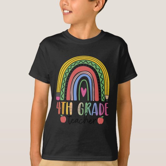 4年生レインボー先生チーム4年生チーム Tシャツ (正面)