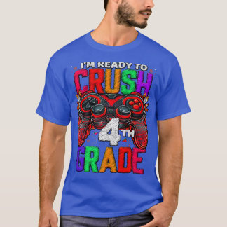 4年生レベルのアンロックされたゲーム4年生に戻る Tシャツ