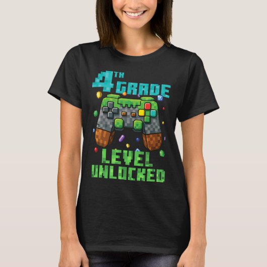 4年生レベル アンロック ゲーマー コントローラー に戻る  Tシャツ (正面)