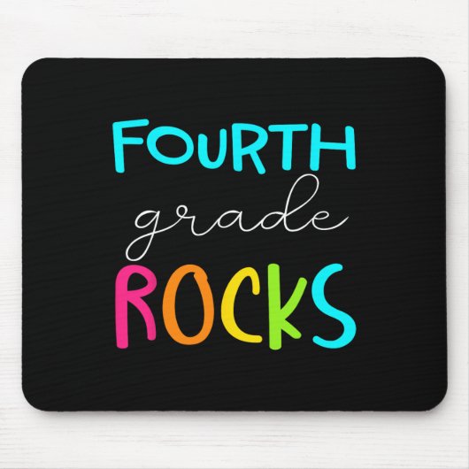 4年生ロックチーム4年生先生 マウスパッド (正面)