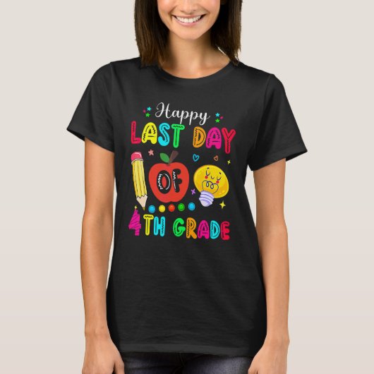 4年生先生の卒業生の幸せ Tシャツ (正面)