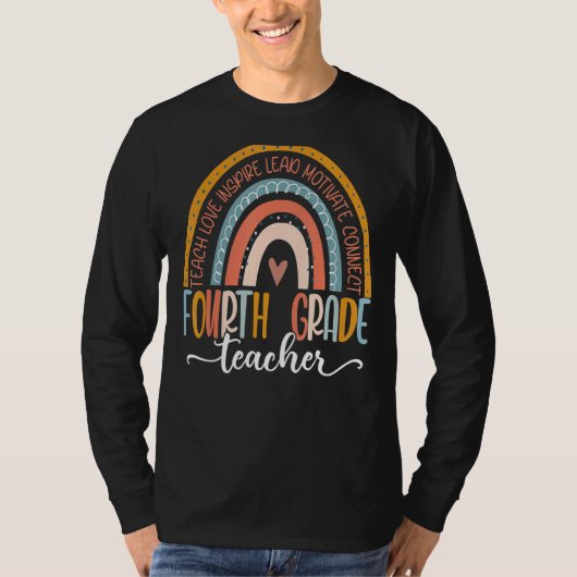 4年生先生ラヴ教えボホレインブ Tシャツ (正面)